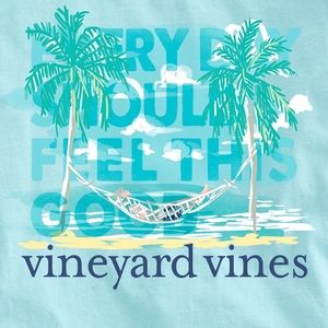 NWT Vineyard Vines Vacation Hammock Long-Sleeve Pocket Tee